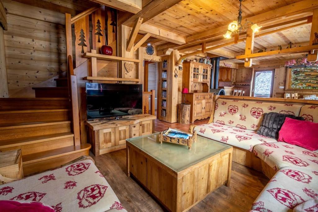 Les Griottes, Veritable De Montagne, Avec Jacuzzi Et Sauna Chalé Xonrupt-Longemer