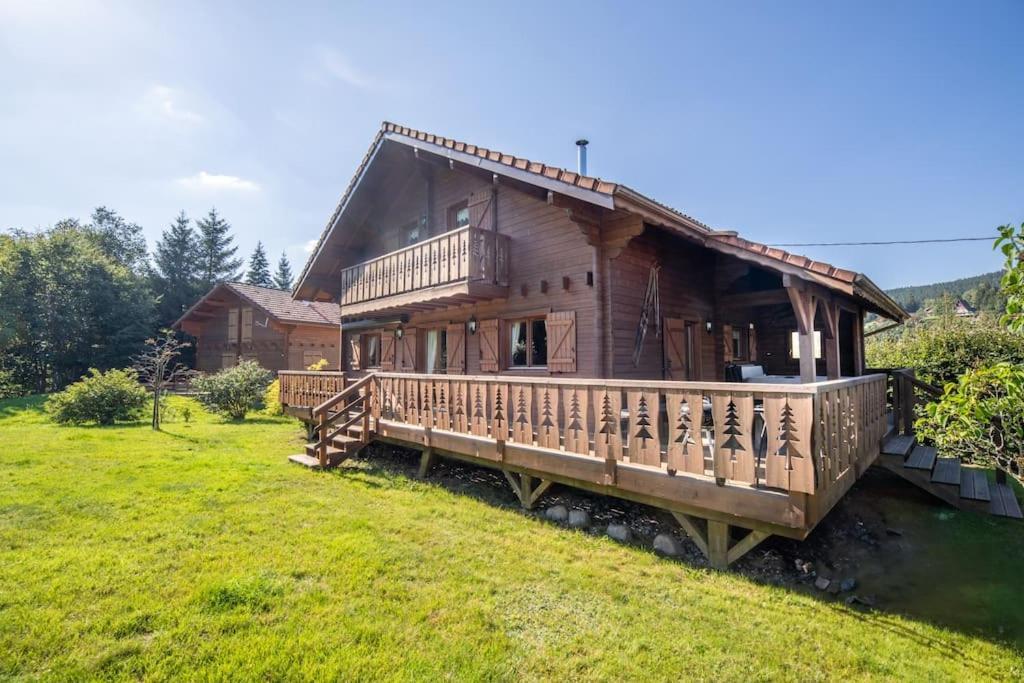 Les Griottes, Veritable De Montagne, Avec Jacuzzi Et Sauna Chalé *